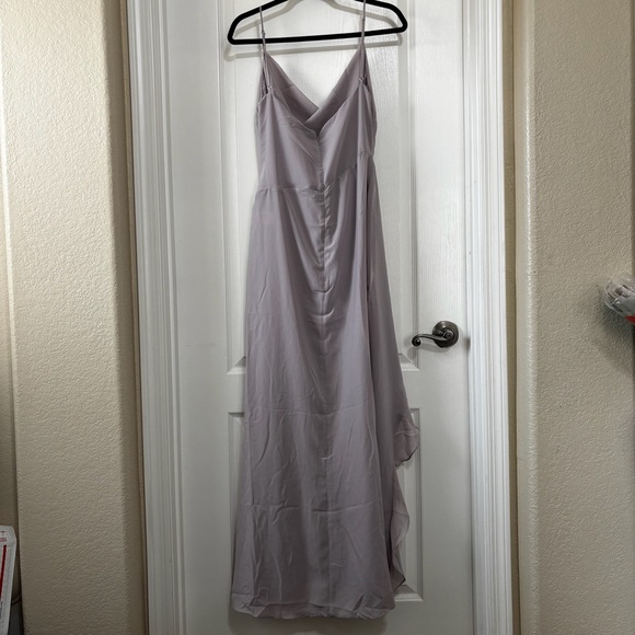 HOUSE OF CB 'Alexandria' Grey Floaty Maxi Dress NWOT Size M - Picture 5 of 6